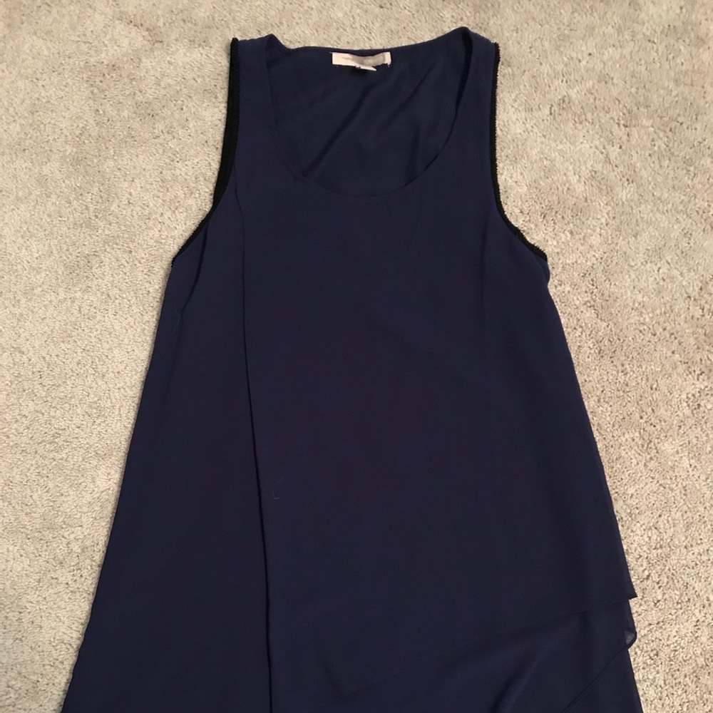 Purple Dress with Flowy Layers